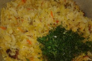 Varza cu carne de la garnita acrita cu corcodușe