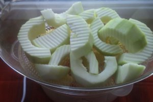 Budinca de tapioca si legume la steamer