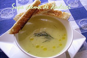 Supa crema de dovlecei