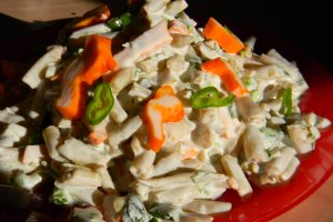Salata de fasole galbena pastai cu iaurt