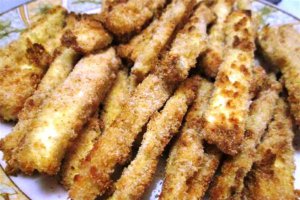 Aperitiv dovlecei crocanti la cuptor