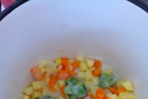Supa " crema" de legume cu fasole verde