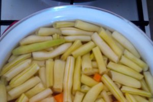 Supa " crema" de legume cu fasole verde