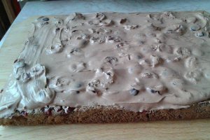 Prajitura cu crema de ciocolata si visine