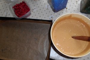 Prajitura cu zmeura si nesquik