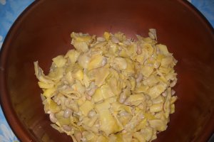 Salata de fasole galbena cu maioneza