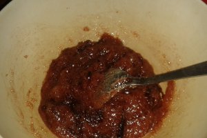 Prajitura cu gem de prune si migdale