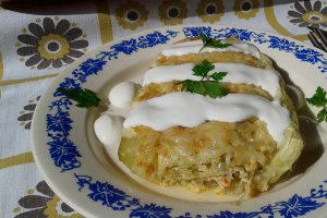 Dovlecei umpluti, la cuptor