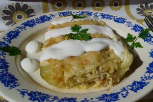 Dovlecei umpluti, la cuptor