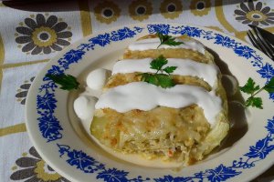 Dovlecei umpluti, la cuptor