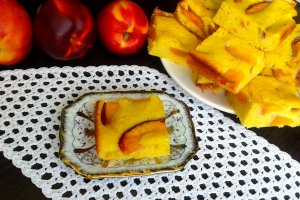 Prajitura cu nectarine