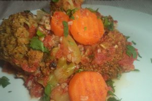Mancare de legume cu hrisca
