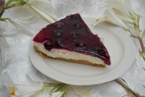 Cheesecake cu jeleu de struguri