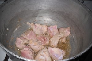 Tocanita de porc cu ceapa si ardei copt