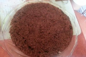 Tort cu crema de branza si piersici