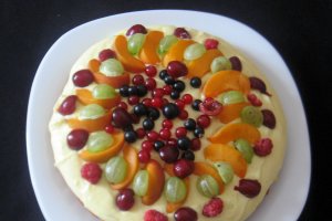 Prajitura cu ovaz si crema de vanilie