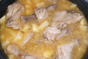 Mâncărică de cartofi cu carne de pui