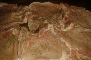 Cotlet de porc cu piure de cartofi