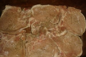 Cotlet de porc cu piure de cartofi