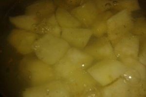Cotlet de porc cu piure de cartofi