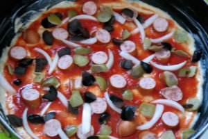Pizza rapida la tigaie