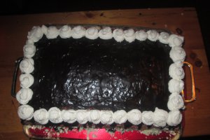 Tort deux chocolats (cu ciocolata alba si neagra)