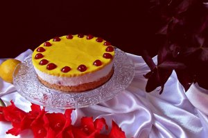Cheesecake cu jeleu din lemon curd-reţeta cu numărul 600 şi o dublă aniversare