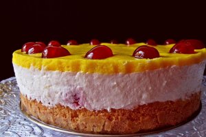 Cheesecake cu jeleu din lemon curd-reţeta cu numărul 600 şi o dublă aniversare
