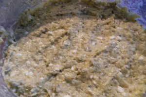 Salata de vinete cu perle de branza