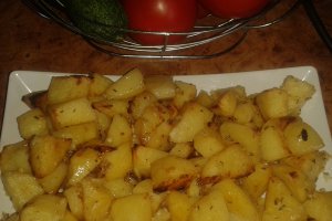 Cartofi cu unt si usturoi