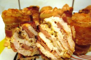 Rulouri rapide de pui cu bacon