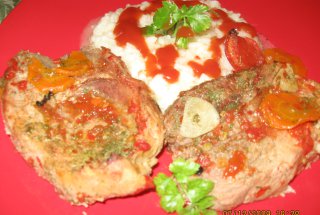 Pulpa de porc la cuptor