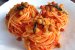 Spaghete cu sos de rosii picant cu mazare si busuioc-5