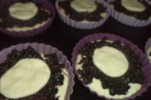 Minitarte cu stir rosu la cuptor