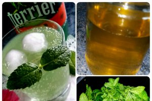 Sirop de menta de casa