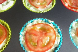 Briose aperitiv cu dovlecei si telemea