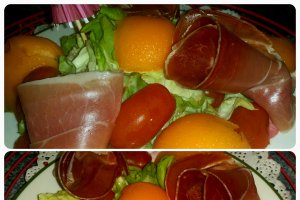 Salata cu pepene galben