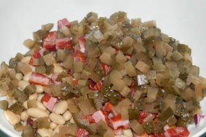 Salata de fasole boabe cu maioneza