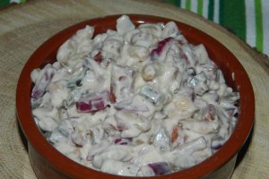 Salata de fasole boabe cu maioneza