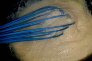 Mamaliga cremoasa cu lapte si parmezan