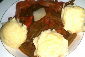 Mamaliga cremoasa cu lapte si parmezan