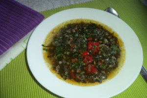 Ciorba de urzici cu hrisca