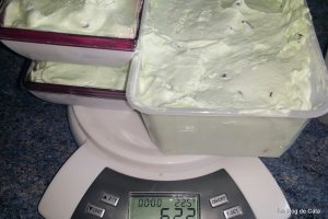 Inghetata de menta cu ciocolata amaruie