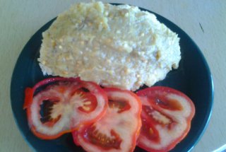 Salata de vinete cu piure de dovlecel