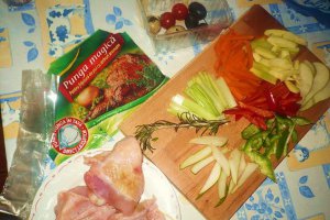Pui cu legume si pere