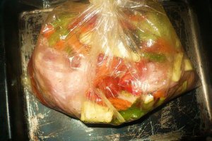 Pui cu legume si pere