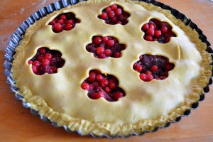 Tarta cu visine si strugurei