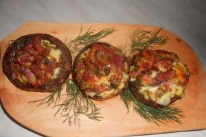 Ciuperci brune la cuptor