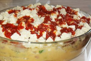 Cartofi gratinati cu afumatura