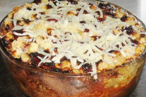 Cartofi gratinati cu afumatura